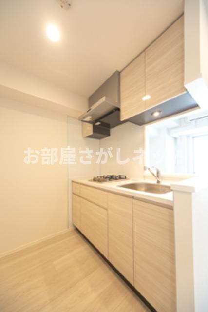 パークアクシス横浜阪東橋【おとり物件なし】#学生・社会人にオススメ！初期費用分割払いOK！のキッチン|※写真は同タイプ住戸です。