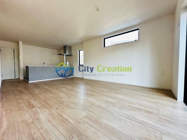 秦野市本町2丁目新築戸建て　1号棟の居間・リビング