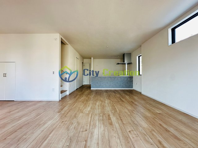 秦野市本町2丁目新築戸建て　1号棟の居間・リビング