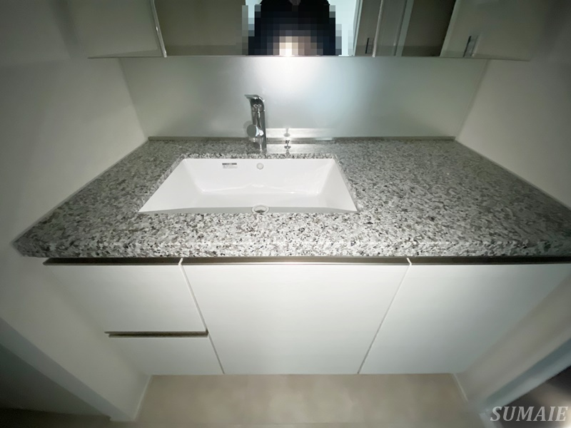 ザ・タワー十条の独立洗面台|広い洗面台です☆