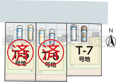 【区画図】 | 奈良市杏町の新築一戸建 全７区画 | 全体区画図
