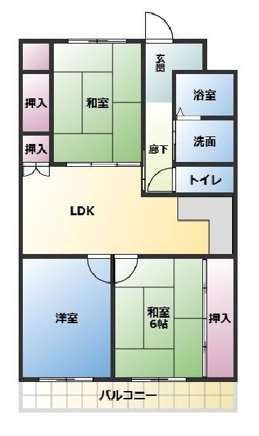 グランドハイツファミールの間取り