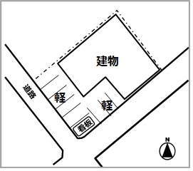 下地町瀬上８３貸事務所の区画図