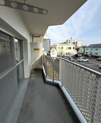 第二駅南ハイツのバルコニー