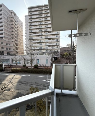 第二駅南ハイツのバルコニー