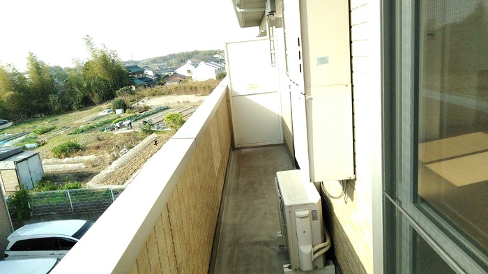 グランシャリオ前屋敷A　　　刈谷市近郊の賃貸はクラスホーム刈谷店のバルコニー