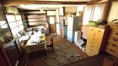 【キッチン】 | 安佐北区白木町井原 | 部屋数が豊富な７ＤＫ古民家、倉庫物置、畑つき