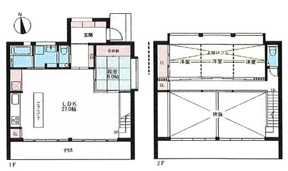 福島市八木田字並柳　中古戸建の間取り|2LDK→4LDKへ変更可能