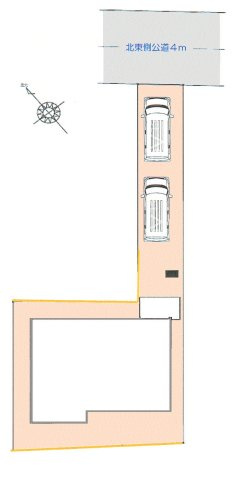 昭島市緑町1丁目　新築戸建全1棟の区画図