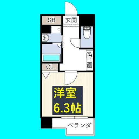 フローライト上前津の間取り