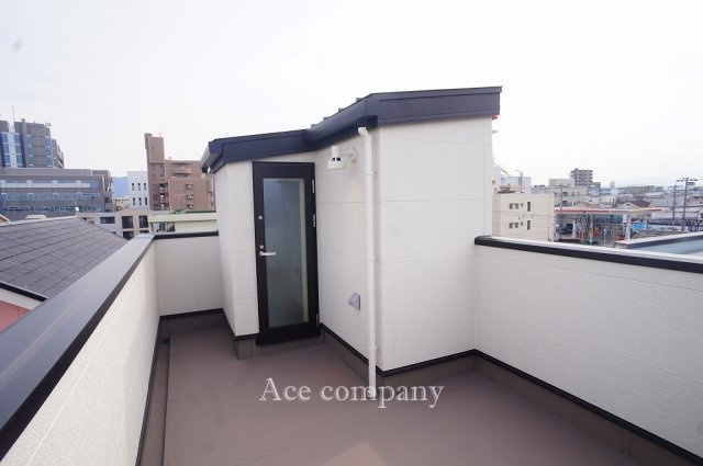 【バルコニー】 | 八尾市本町2丁目 | 屋上ルーフバルコニー付きです☆