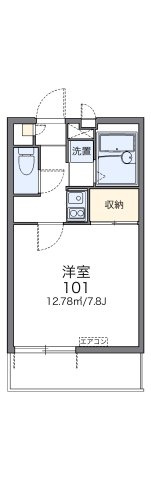 レオパレス橘の間取り|画像2