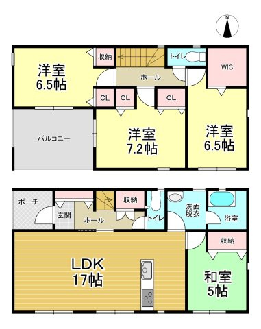 【間取り】 | クレイドルガーデン石巻市湊東第4