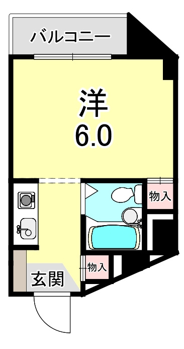 第二広本ハイツの間取り
