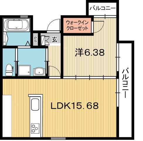 Proud秦南の間取り