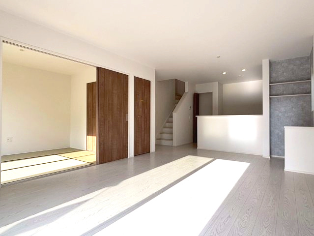 仲介手数料不要　よかタウンBloom合志市合生2期【西合志第一小・西合志中】の居間・リビング