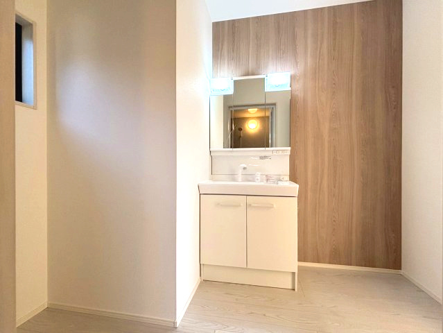 仲介手数料不要　よかタウンBloom合志市合生2期【西合志第一小・西合志中】の独立洗面台