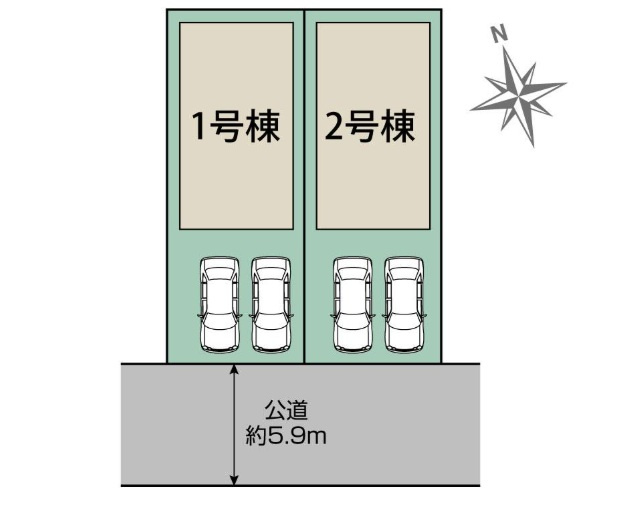 千葉市若葉区千城台東２丁目の区画図