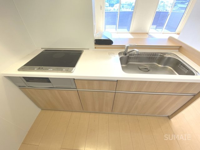 クレストール　北館のキッチン|グリル付きIHコンロ☆彡