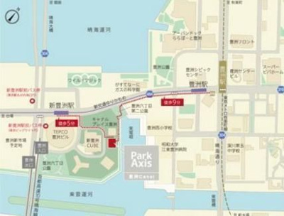 【地図】 | パークアクシス豊洲キャナル