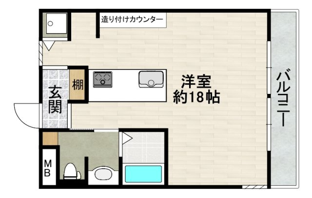 ヴィラ・ミナミⅡの間取り