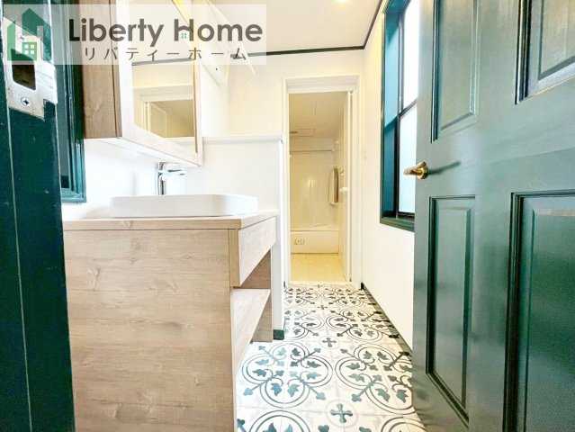 守谷市松前台1丁目　中古戸建の脱衣所