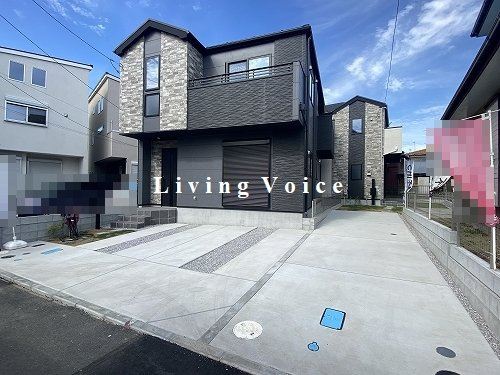 【外観】 | 【仲介手数料０円】茅ヶ崎市柳島3期　新築一戸建て　全2棟 | 【仲介手数料０円】茅ヶ崎市柳島3期　新築一戸建て　全2棟