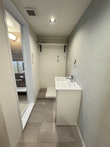 マンション高輪　４Fの脱衣所