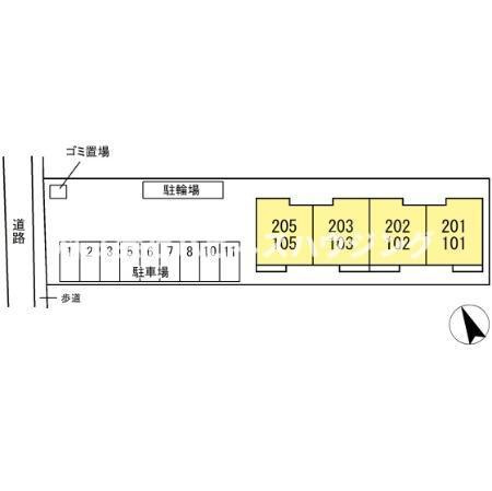 ﾙｶﾞｰｾｸﾞｰﾛ　LugarSeguroの区画図
