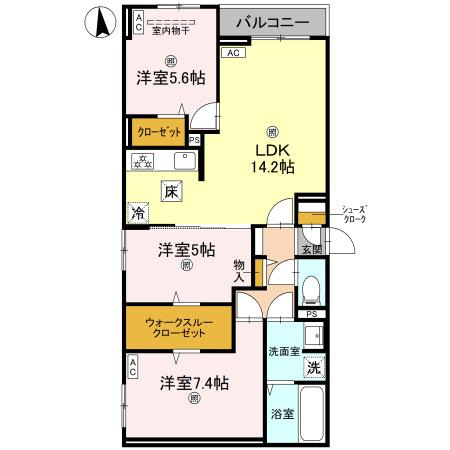 マーレ・カルモの間取り
