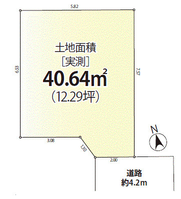 練馬区豊玉北1丁目　充実設備の新築戸建　限定1棟の区画図