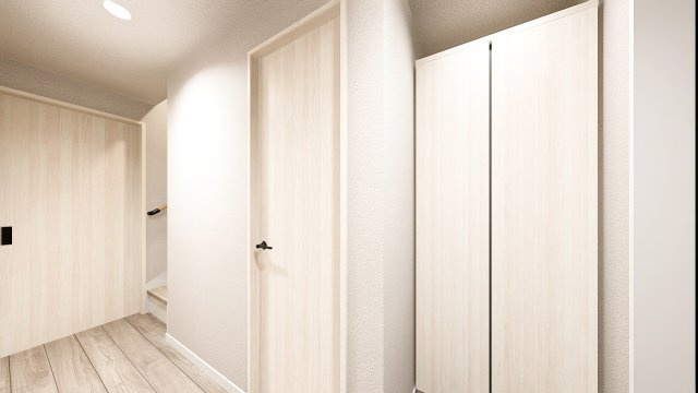 練馬区豊玉北1丁目　充実設備の新築戸建　限定1棟の完成予想図|玄関　完成予想図
