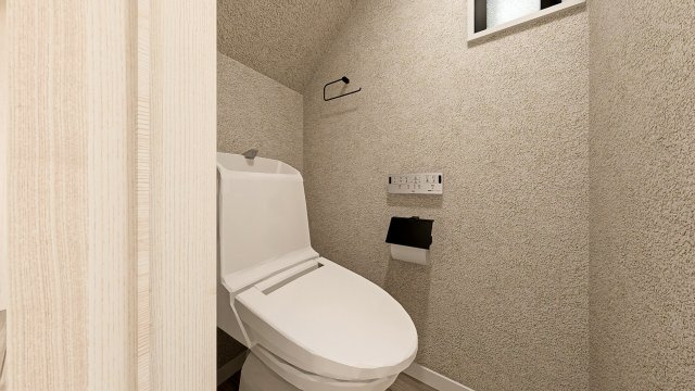 練馬区豊玉北1丁目　充実設備の新築戸建　限定1棟の完成予想図|トイレ　完成予想図