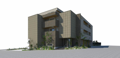 【外観パース】 | シークリサンス岡本