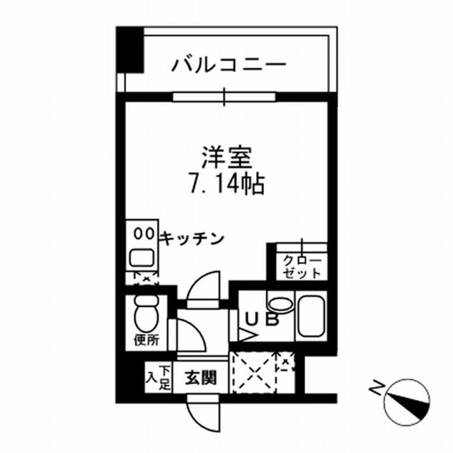 新品家具付きマンション日本橋本町7(KaGood東京)の間取り|※間取りと異なる場合は現状を優先します。