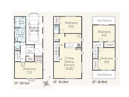 富士見市鶴瀬西3丁目　新築一戸建住宅　全1棟　(ふじみ野店)の画像