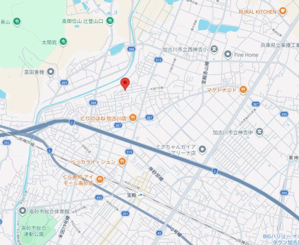 加古川市西神吉町岸（全１）新築の地図