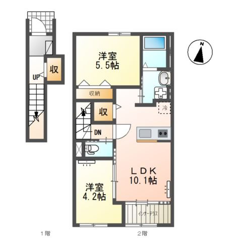 シャルマン・東鳴水の間取り