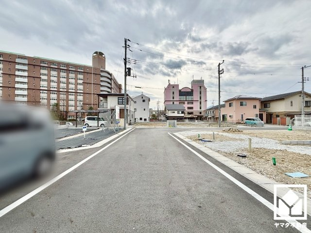 大津市雄琴６丁目　1号棟の前面道路含む現地写真|2月20日　現地写真更新