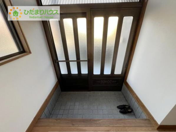 いわき市石森１丁目　中古戸建の玄関