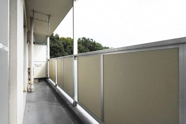 ビレッジハウス関城2号棟のバルコニー|ビレッジハウスの同一物件・同一タイプの間取りの写真です