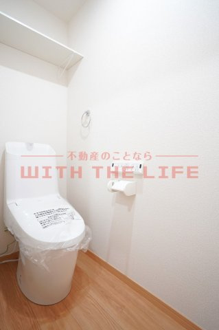 L-bloom梅満【キャッシュバック対象物件】のトイレ|落ち着いたトイレです
