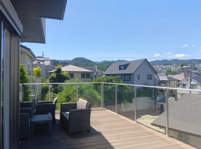 上甲東園3丁目　戸建の庭|お庭の付いた物件です