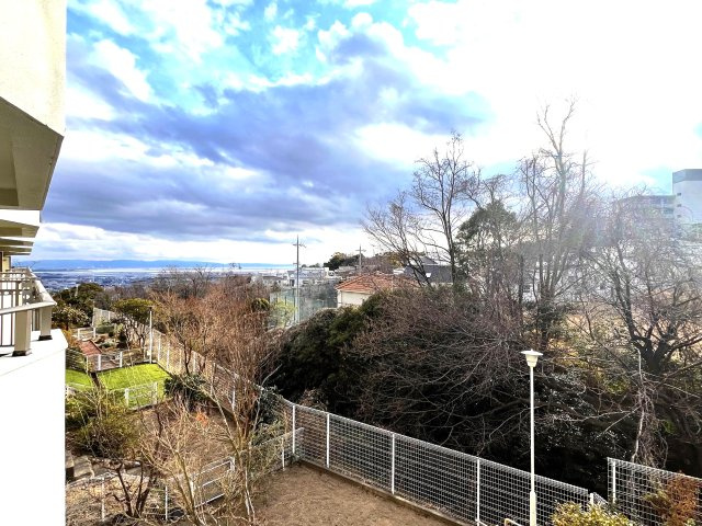 夙川台サンハイツD棟の展望