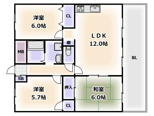【間取り】 | パインブルックアネックス