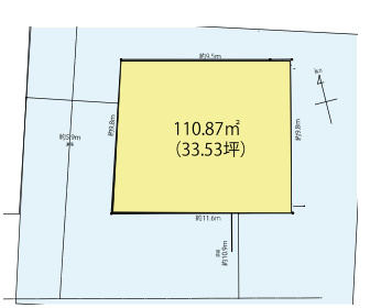 台東区寿１丁目の売地の区画図