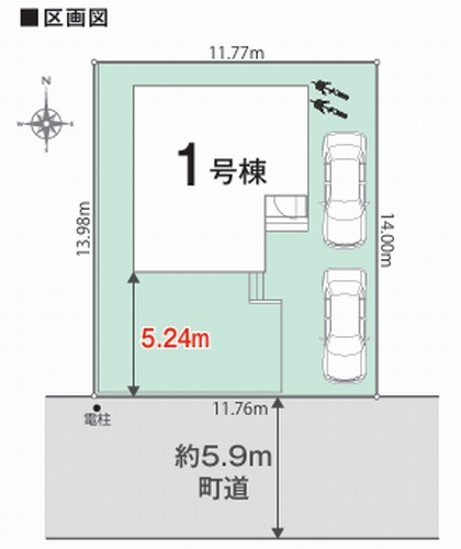【区画図】 | 【仲介手数料０円】二宮町富士見が丘1丁目第1期　新築一戸建て | 【仲介手数料０円】二宮町富士見が丘1丁目第1期　新築一戸建て