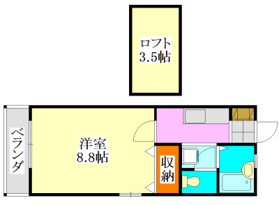 【間取り】 | ふじハイツ