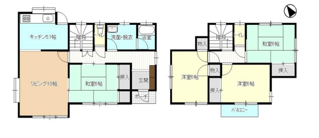 【間取り】 | 前橋市富士見町小暮　中古住宅