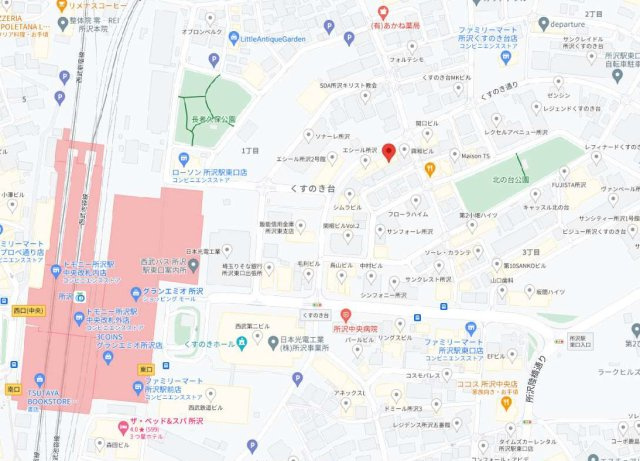 カンファリエＡビルの地図
